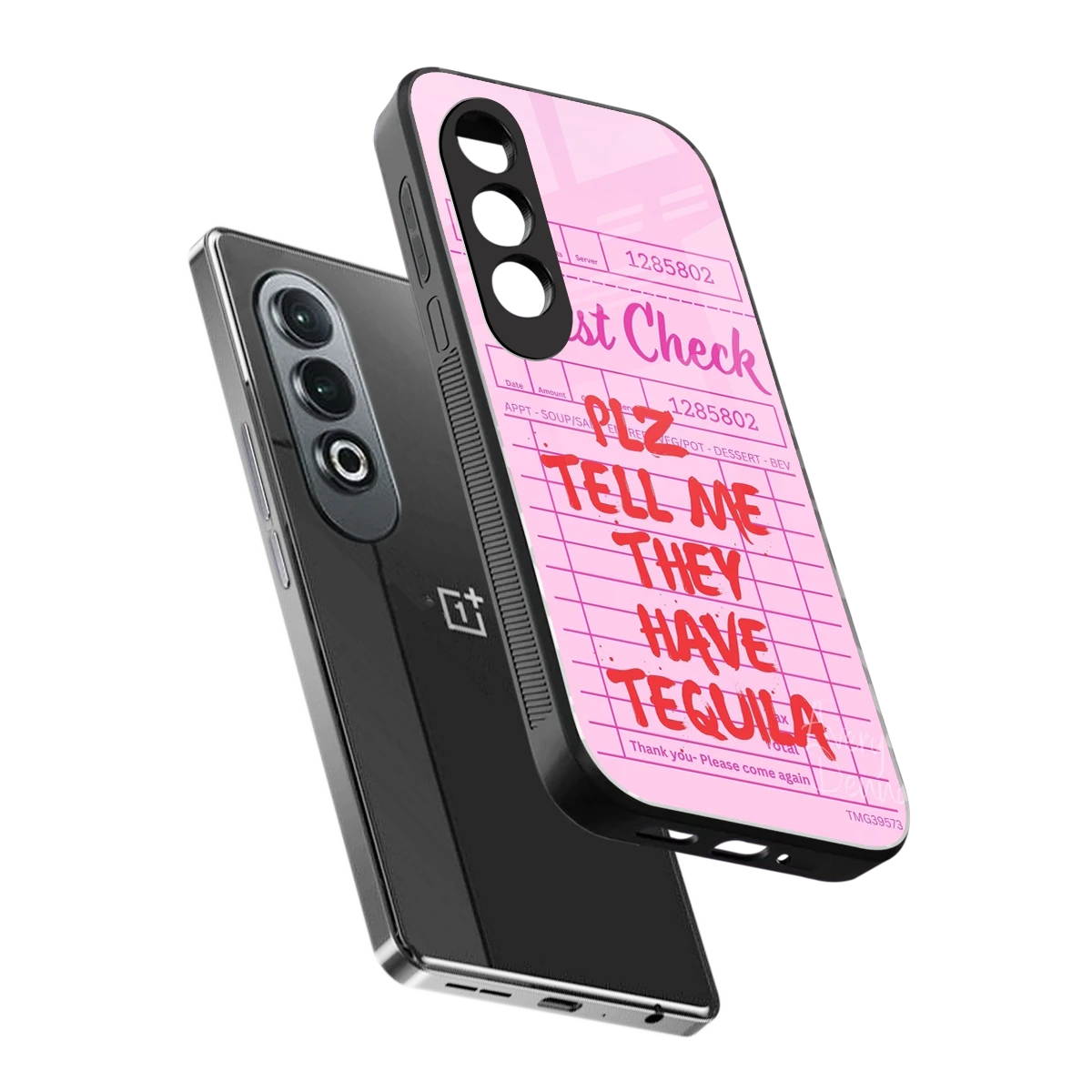Tequila Hunt sleek oneplus nord ce 4 cover with tempered glass back and TPU edges