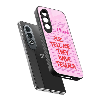Tequila Hunt sleek oneplus nord ce 4 cover with tempered glass back and TPU edges
