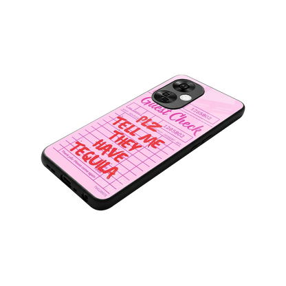 Tequila Hunt stylish phone case for oneplus nord ce 3 lite | glossy glass and slim fit
