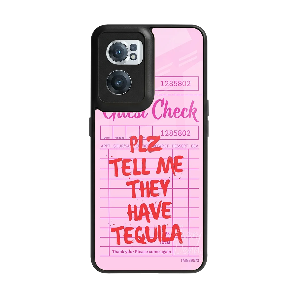 Tequila Hunt back phone cover | glass case for oneplus nord ce 2