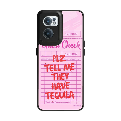 Tequila Hunt back phone cover | glass case for oneplus nord ce 2