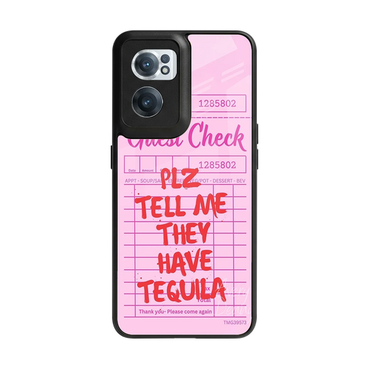 Tequila Hunt back phone cover | glass case for oneplus nord ce 2