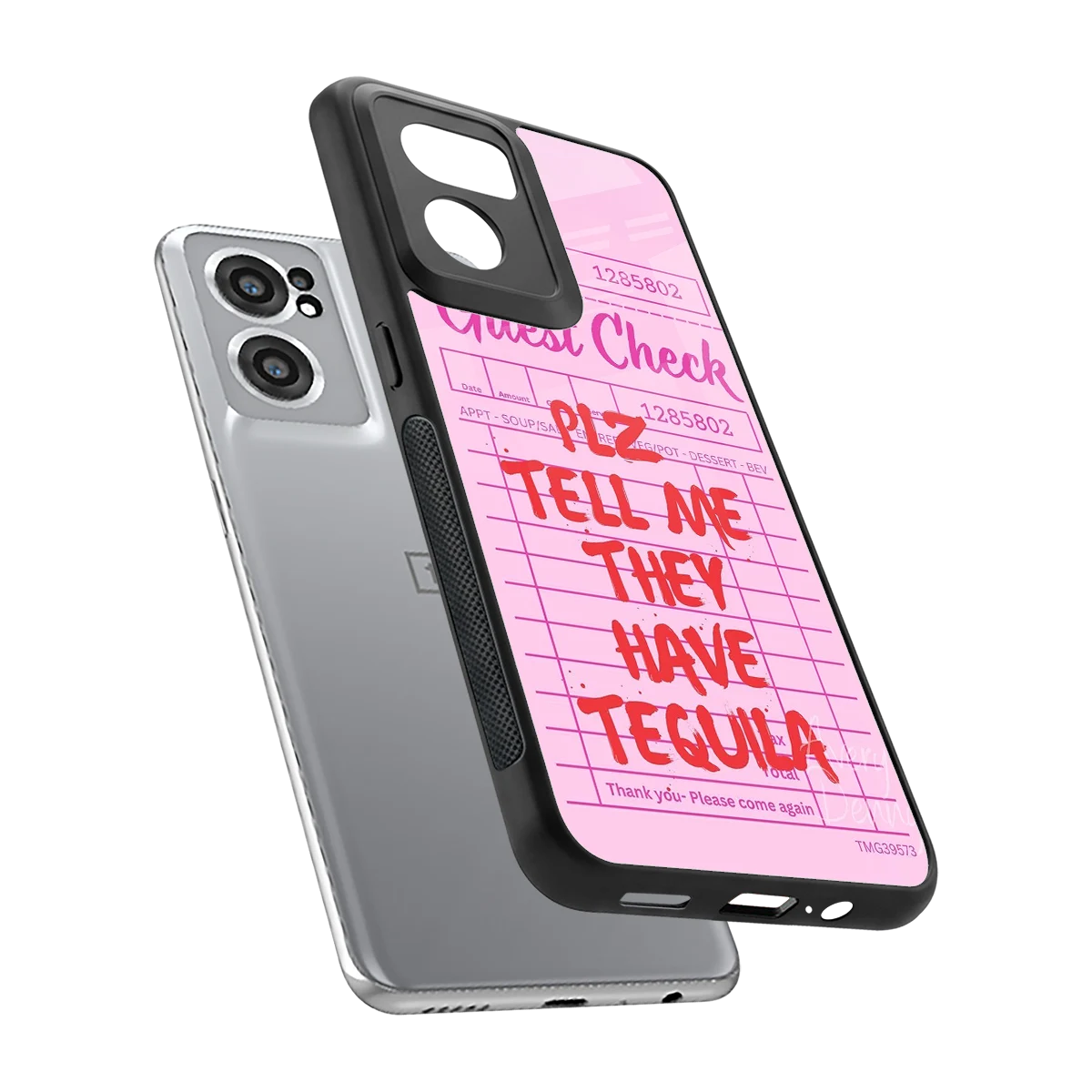 Tequila Hunt sleek oneplus nord ce 2 cover with tempered glass back and TPU edges