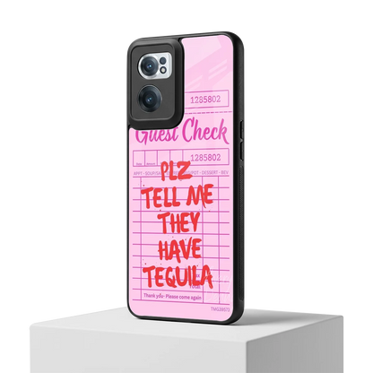 Tequila Hunt oneplus nord ce 2 mobile cover | shockproof glass phone case