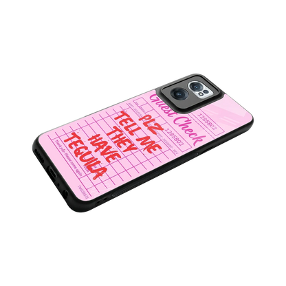 Tequila Hunt stylish phone case for oneplus nord ce 2 | glossy glass and slim fit