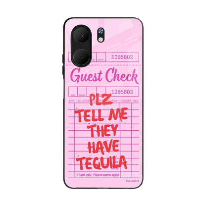 Tequila Hunt back phone cover | glass case for oppo a5x 5g