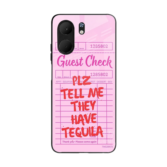 Tequila Hunt back phone cover | glass case for oppo a5x 5g