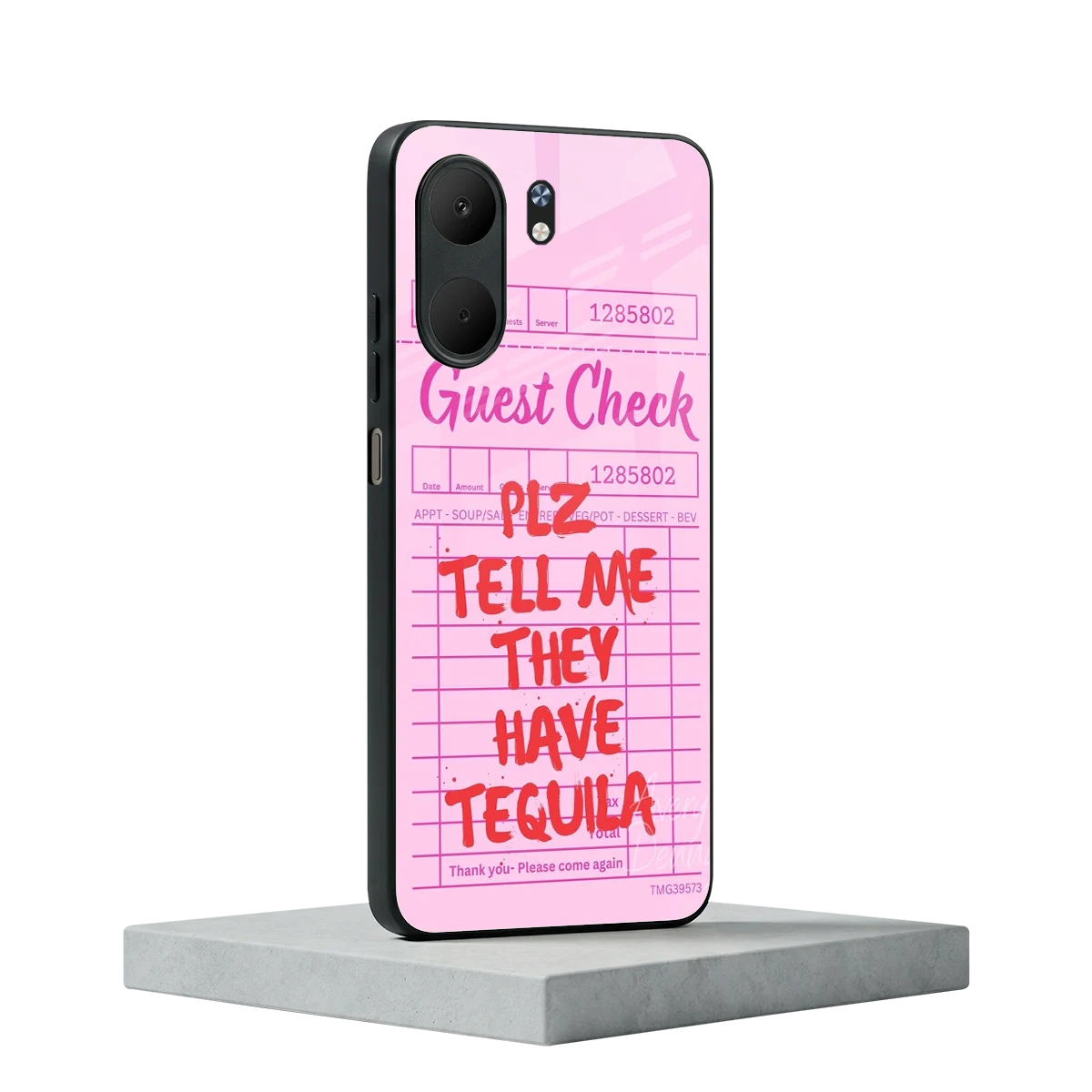 Tequila Hunt oppo a5x 5g mobile cover | shockproof glass phone case