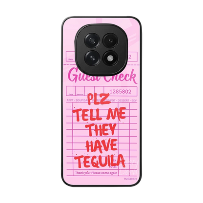Tequila Hunt back phone cover | glass case for oppo f29 5g