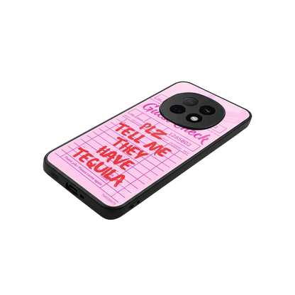 Tequila Hunt stylish phone case for oppo f29 pro 5g | glossy glass and slim fit