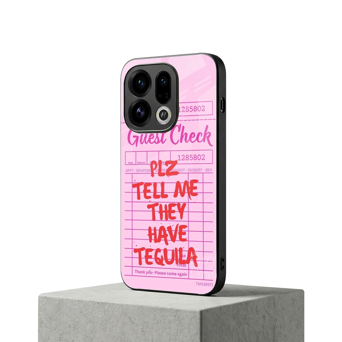 Tequila Hunt oppo find x9 mobile cover | shockproof glass phone case