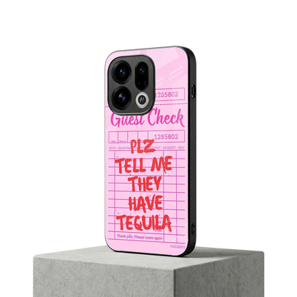 Tequila Hunt oppo find x9 mobile cover | shockproof glass phone case