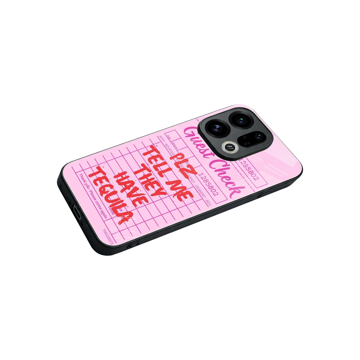 Tequila Hunt stylish phone case for oppo find x9 | glossy glass and slim fit