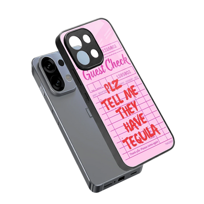 Tequila Hunt sleek oppo k13 5g cover with tempered glass back and TPU edges