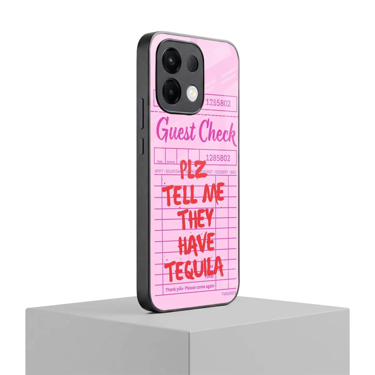 Tequila Hunt oppo k13 5g mobile cover | shockproof glass phone case