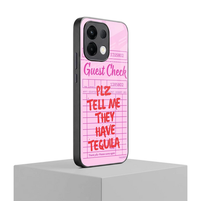 Tequila Hunt oppo k13 5g mobile cover | shockproof glass phone case