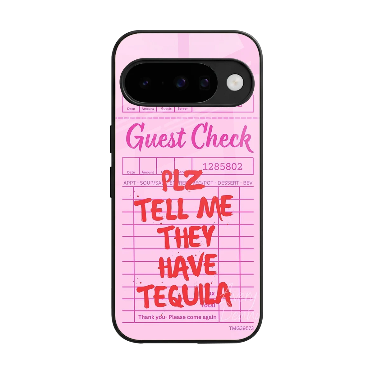 Tequila Hunt back phone cover | glass case for google pixel 10