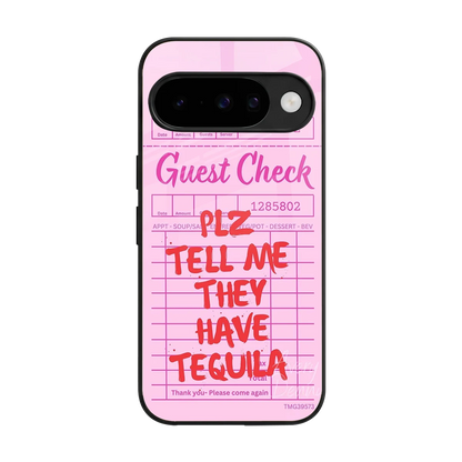 Tequila Hunt back phone cover | glass case for google pixel 10