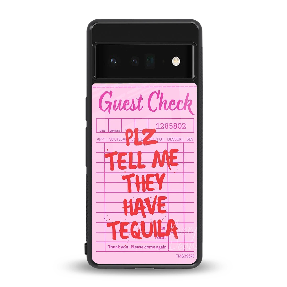 Tequila Hunt back phone cover | glass case for google pixel 6 pro