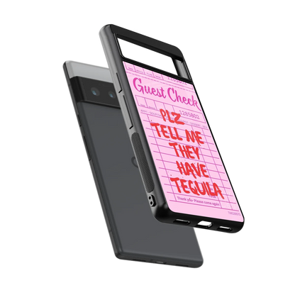 Tequila Hunt sleek google pixel 6 pro cover with tempered glass back and TPU edges