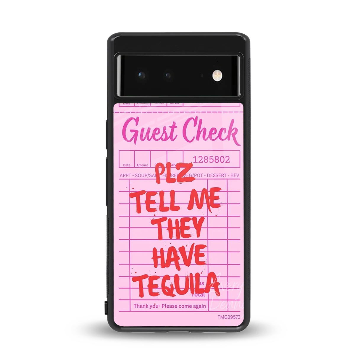 Tequila Hunt back phone cover | glass case for google pixel 6