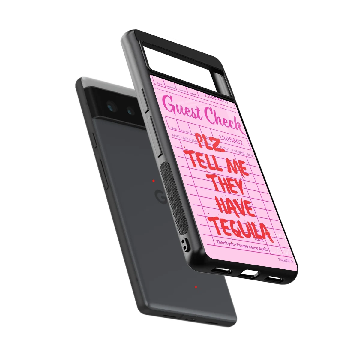 Tequila Hunt sleek google pixel 6 cover with tempered glass back and TPU edges