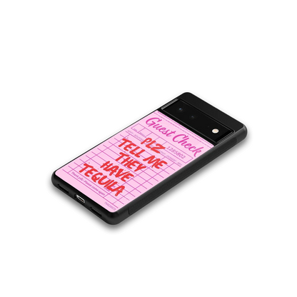 Tequila Hunt google pixel 6a mobile cover | shockproof glass phone case