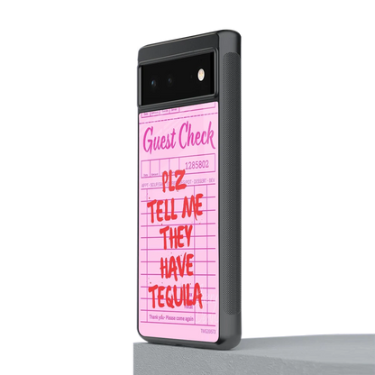 Tequila Hunt stylish phone case for google pixel 6a | glossy glass and slim fit