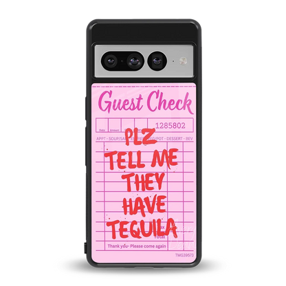 Tequila Hunt back phone cover | glass case for google pixel 7 pro