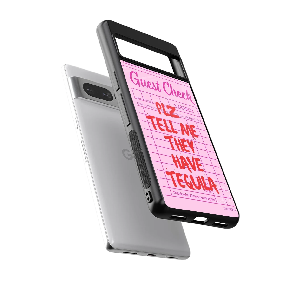 Tequila Hunt sleek google pixel 7 pro cover with tempered glass back and TPU edges