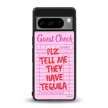 Tequila Hunt back phone cover | glass case for google pixel 8 pro