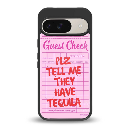 Tequila Hunt back phone cover | glass case for google pixel 9