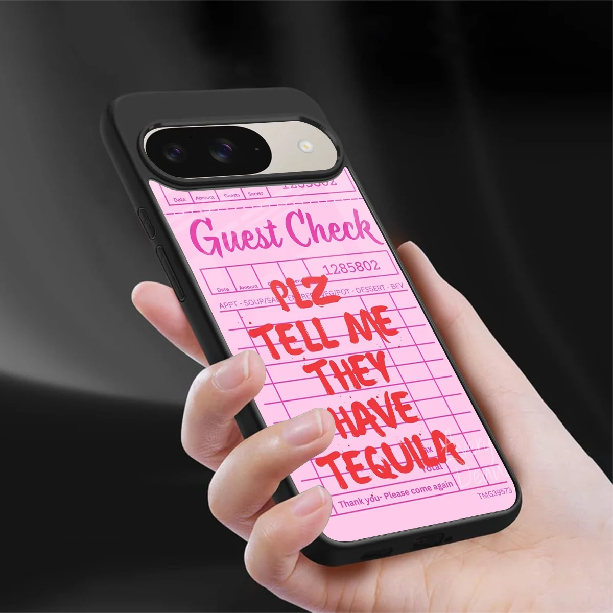 Tequila Hunt sleek google pixel 9 cover with tempered glass back and TPU edges