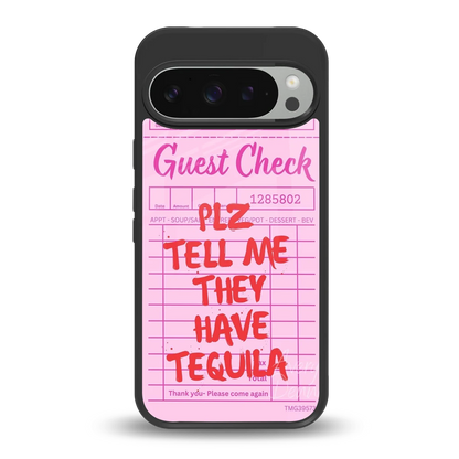 Tequila Hunt back phone cover | glass case for google pixel 9 pro