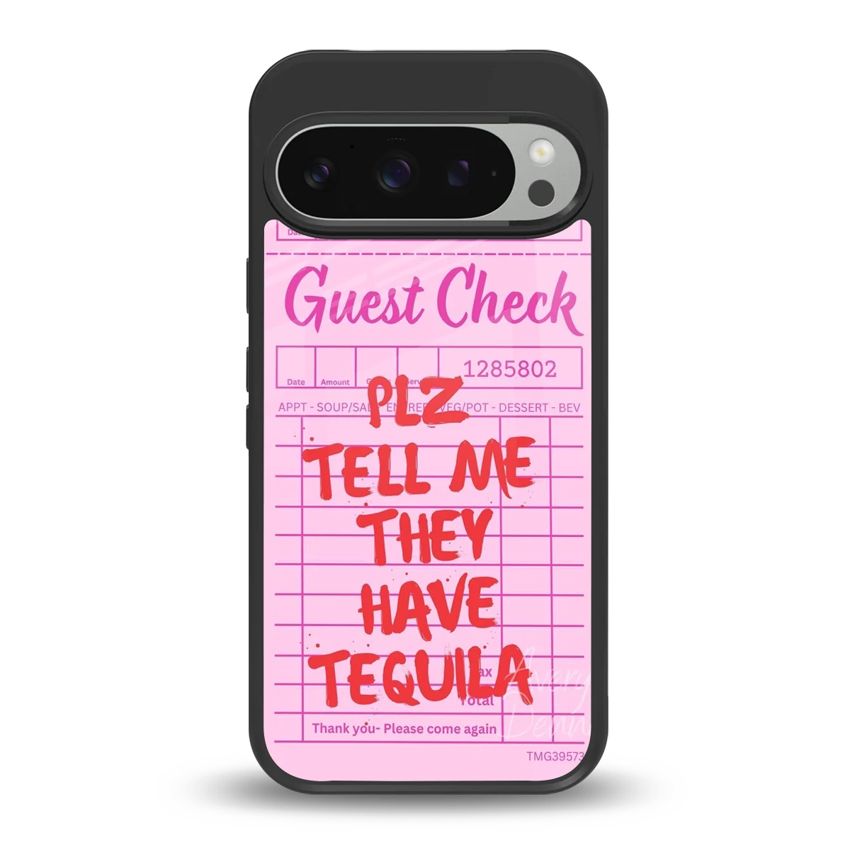 Tequila Hunt back phone cover | glass case for google pixel 9 pro xl
