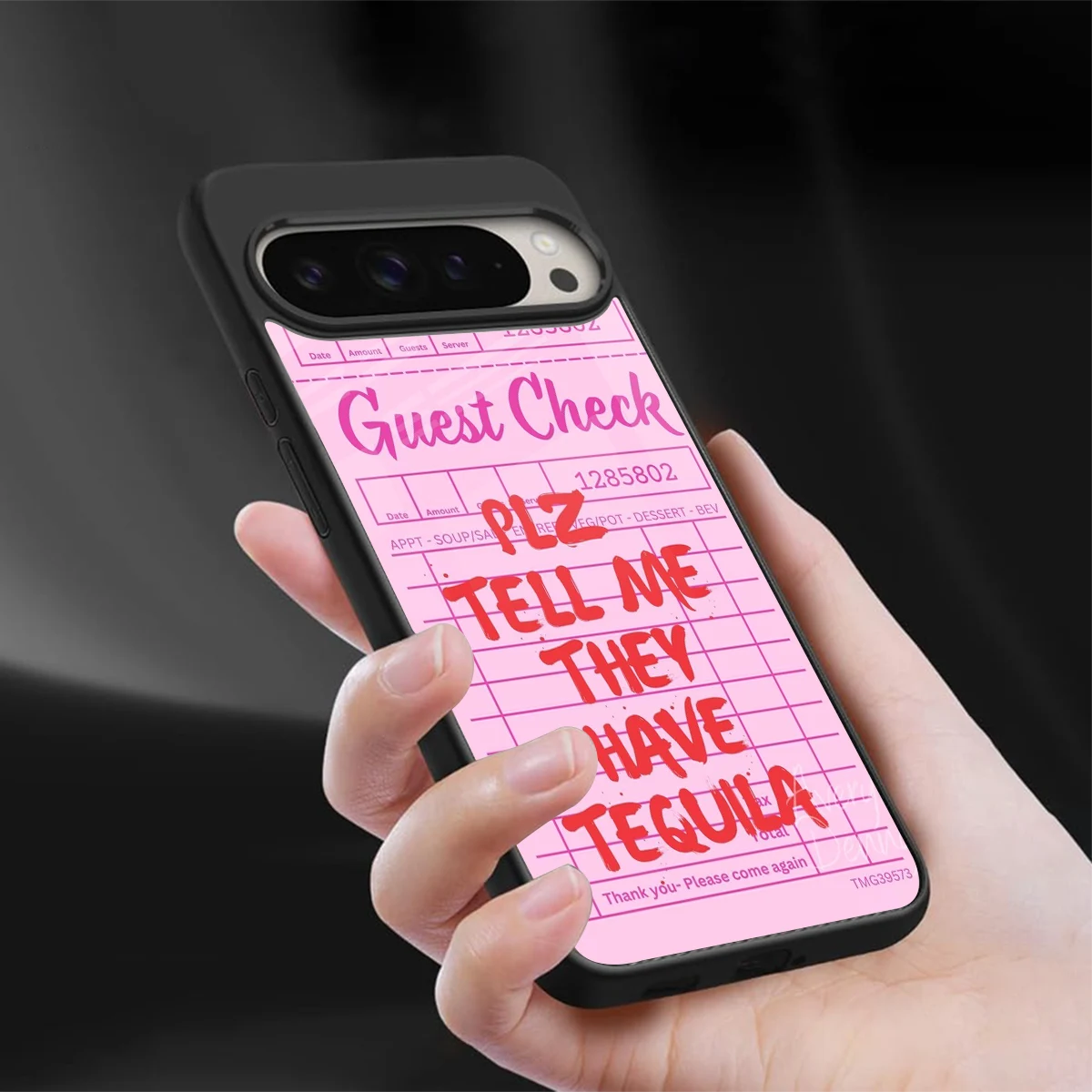 Tequila Hunt sleek google pixel 9 pro cover with tempered glass back and TPU edges