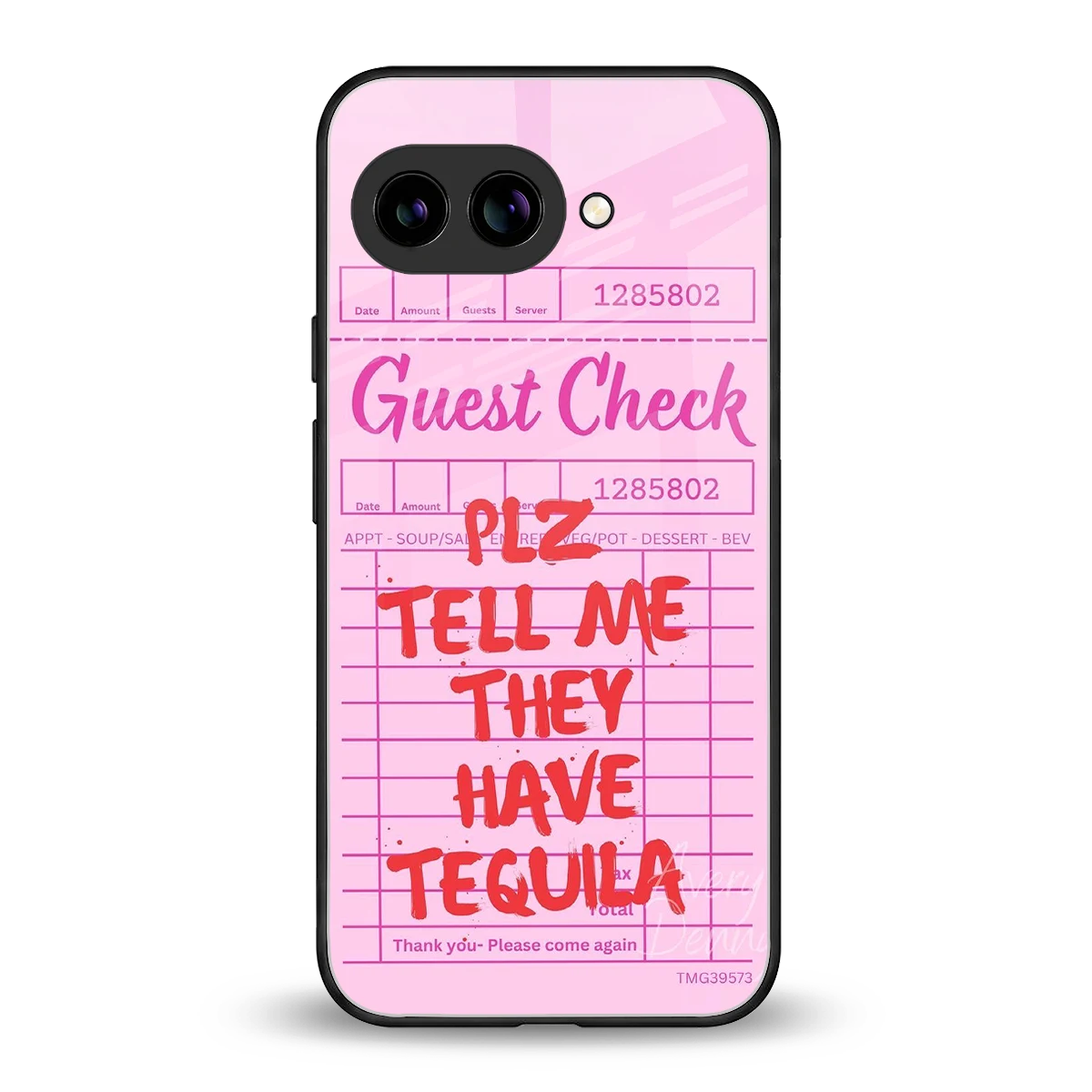 Tequila Hunt back phone cover | glass case for google pixel 10a