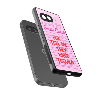 Tequila Hunt sleek google pixel 10a cover with tempered glass back and TPU edges