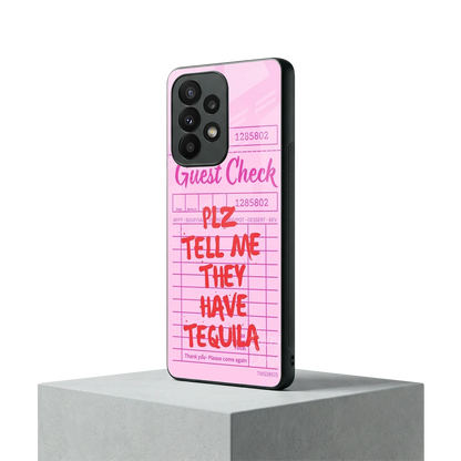 Tequila Hunt samsung galaxy a23 mobile cover | shockproof glass phone case