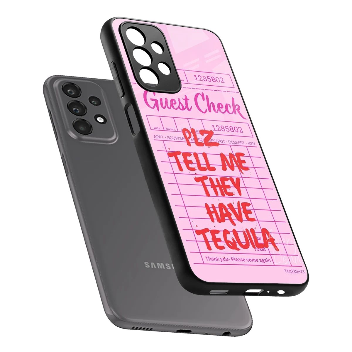 Tequila Hunt sleek samsung galaxy a23 cover with tempered glass back and TPU edges