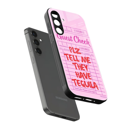 Tequila Hunt sleek samsung galaxy a55 5g cover with tempered glass back and TPU edges