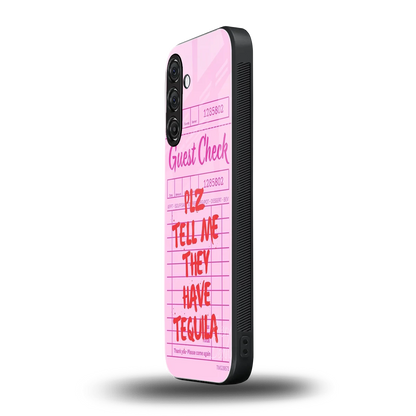 Tequila Hunt samsung galaxy a55 5g mobile cover | shockproof glass phone case
