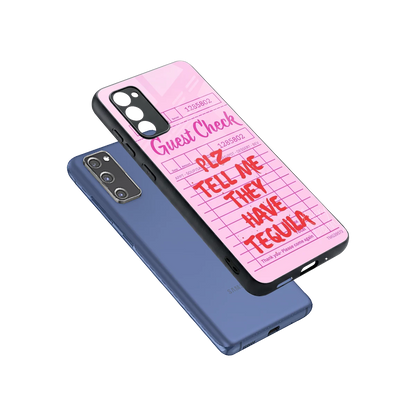 Tequila Hunt sleek samsung galaxy s20 fe cover with tempered glass back and TPU edges