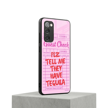 Tequila Hunt samsung galaxy s20 fe mobile cover | shockproof glass phone case