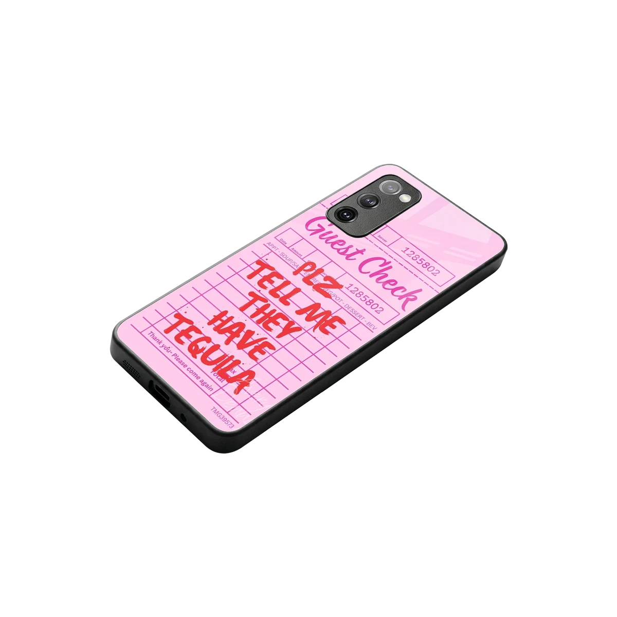 Tequila Hunt stylish phone case for samsung galaxy s20 fe | glossy glass and slim fit