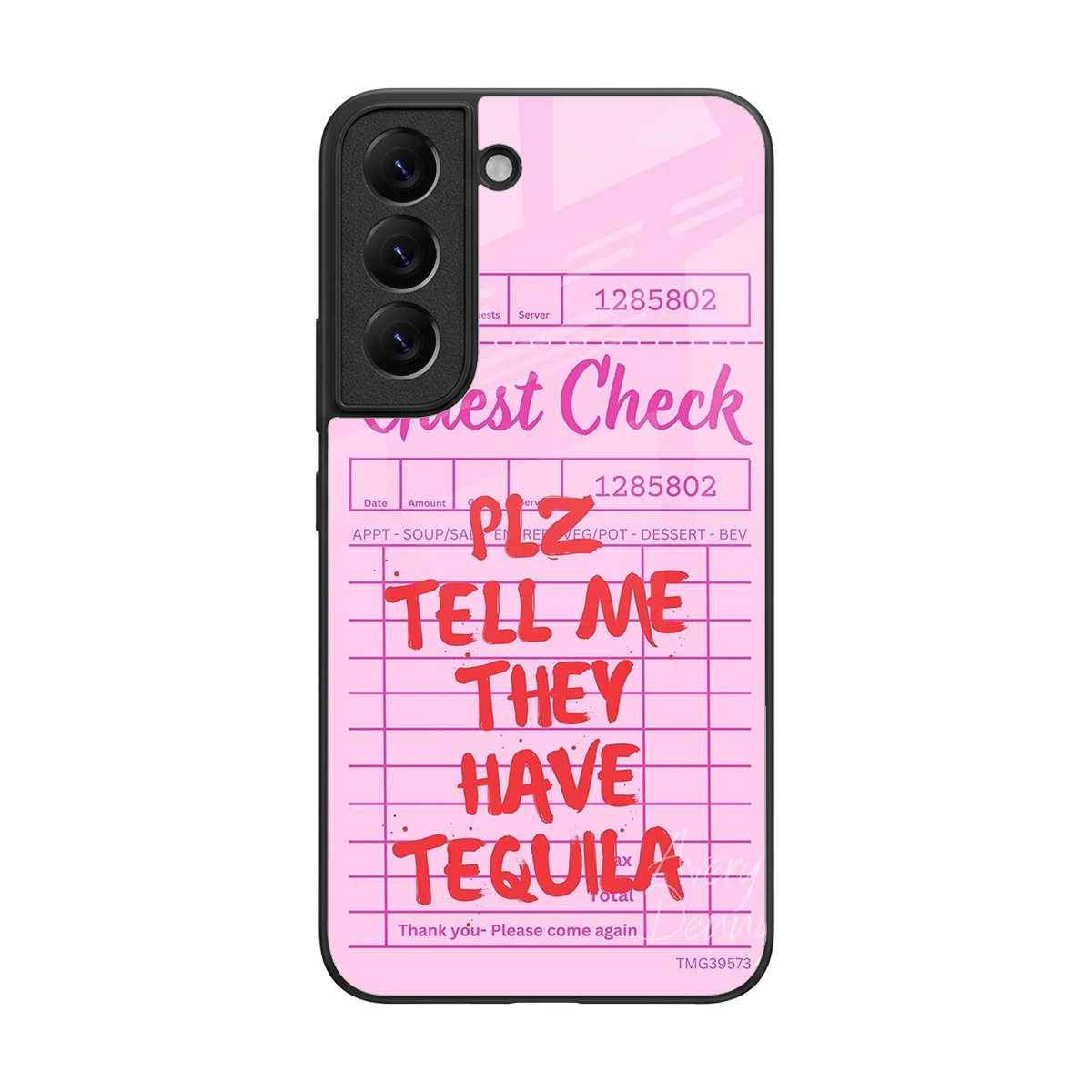 Tequila Hunt back phone cover | glass case for samsung galaxy s22