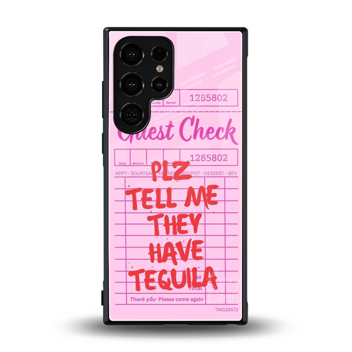 Tequila Hunt back phone cover | glass case for samsung galaxy s24 ultra