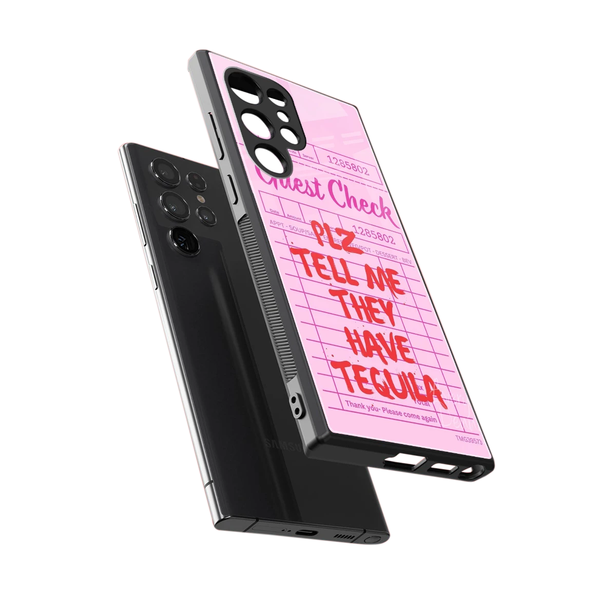 Tequila Hunt sleek samsung galaxy s24 ultra cover with tempered glass back and TPU edges