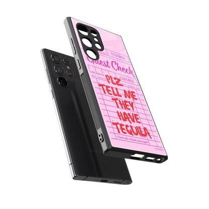 Tequila Hunt sleek samsung galaxy s24 ultra cover with tempered glass back and TPU edges