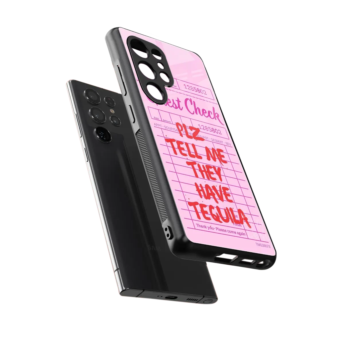 Tequila Hunt sleek samsung galaxy s25 ultra cover with tempered glass back and TPU edges